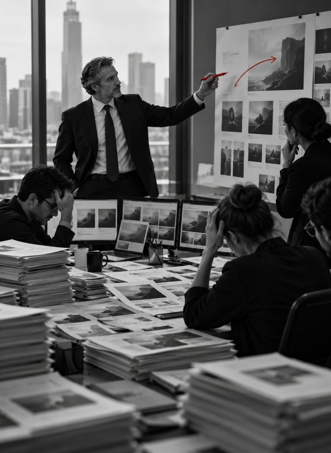 Every New Idea Has an Execution Cost business team facing repeated revisions and execution cost due to changing ideas