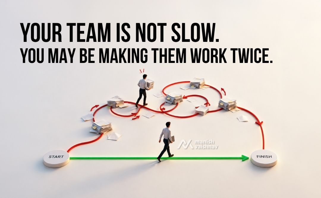 Your Team is Not Slow. You May Be Making Them Work Twice.